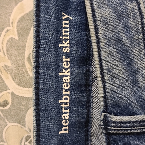 Bebe Heartbreaker Distressed Ankle Jeans - Picture 6 of 12